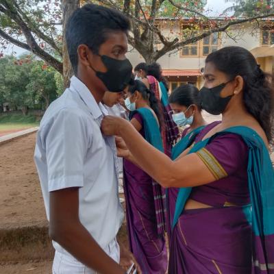 පංතිනායක නිළ ලාංචන පැලදවීම